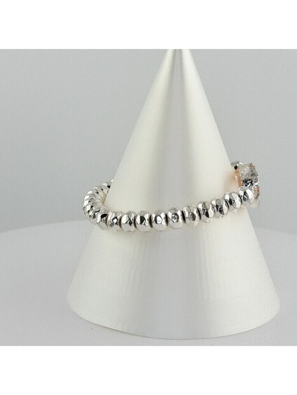 Bomb Party Single Stack Druzy Bracelet - on Silver Plating #159